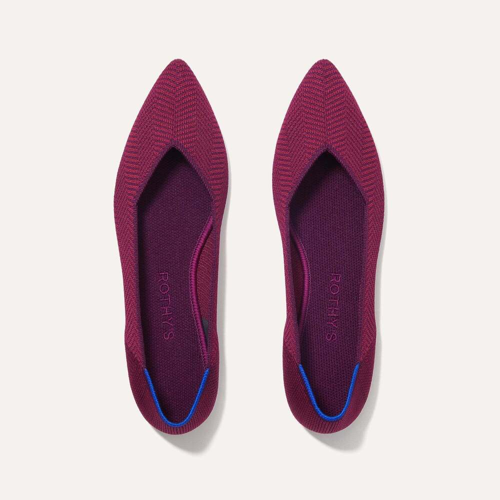 Rothy's Cabernet Herringbone Size 5.5
